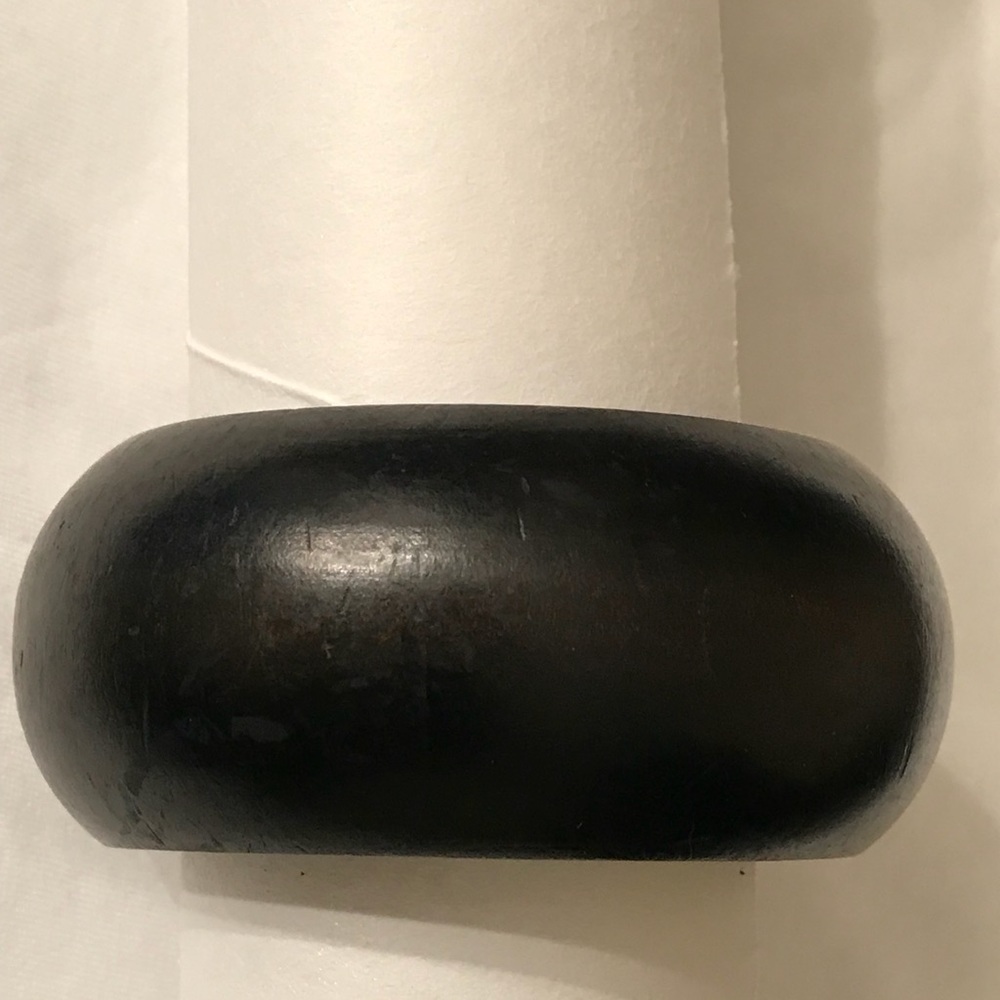 Black wooden bracelets